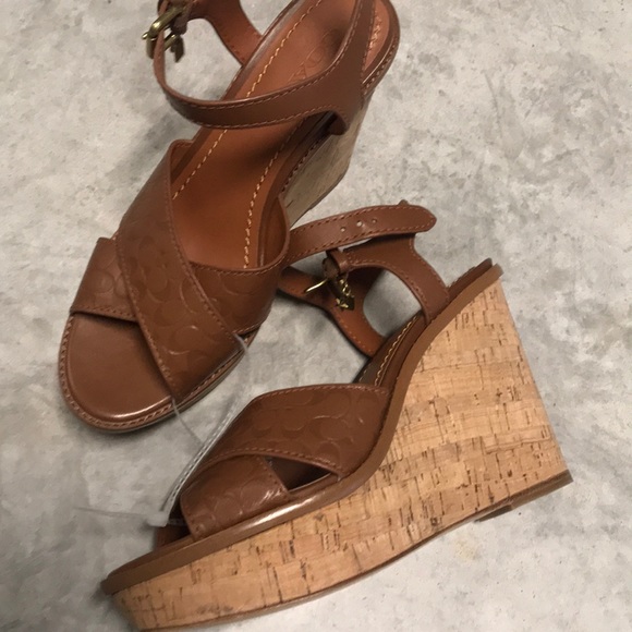 Coach wedges 8 - Picture 4 of 4
